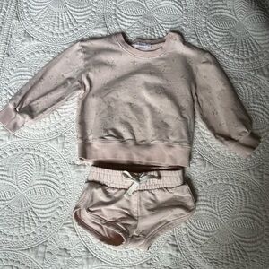 Jamie Kay 2 year sweatshirt and shorts